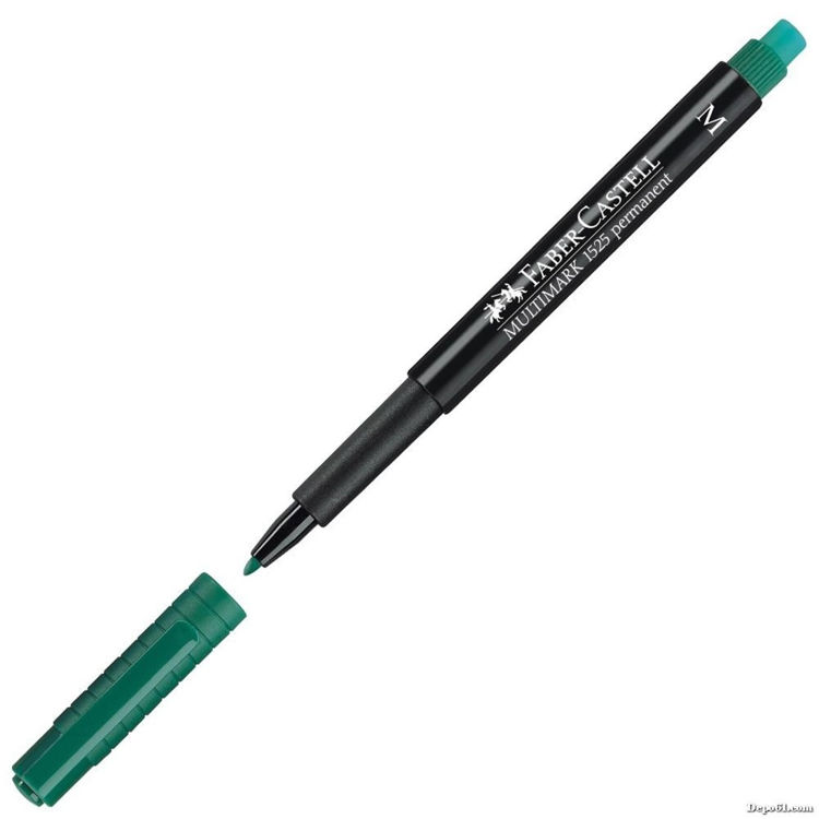 Picture of 5639-Faber Castell Multimark Permanent Marker M Green